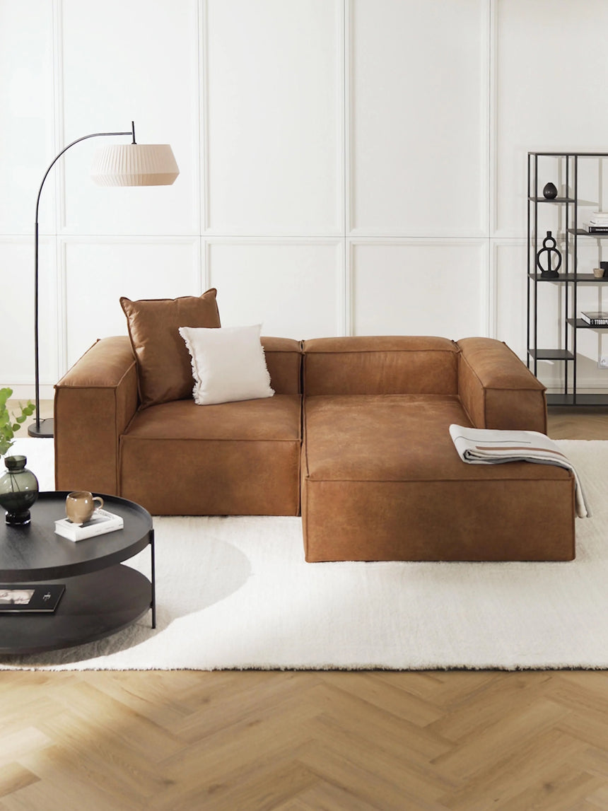 Lego Köşe Koltuk Taba Kahve