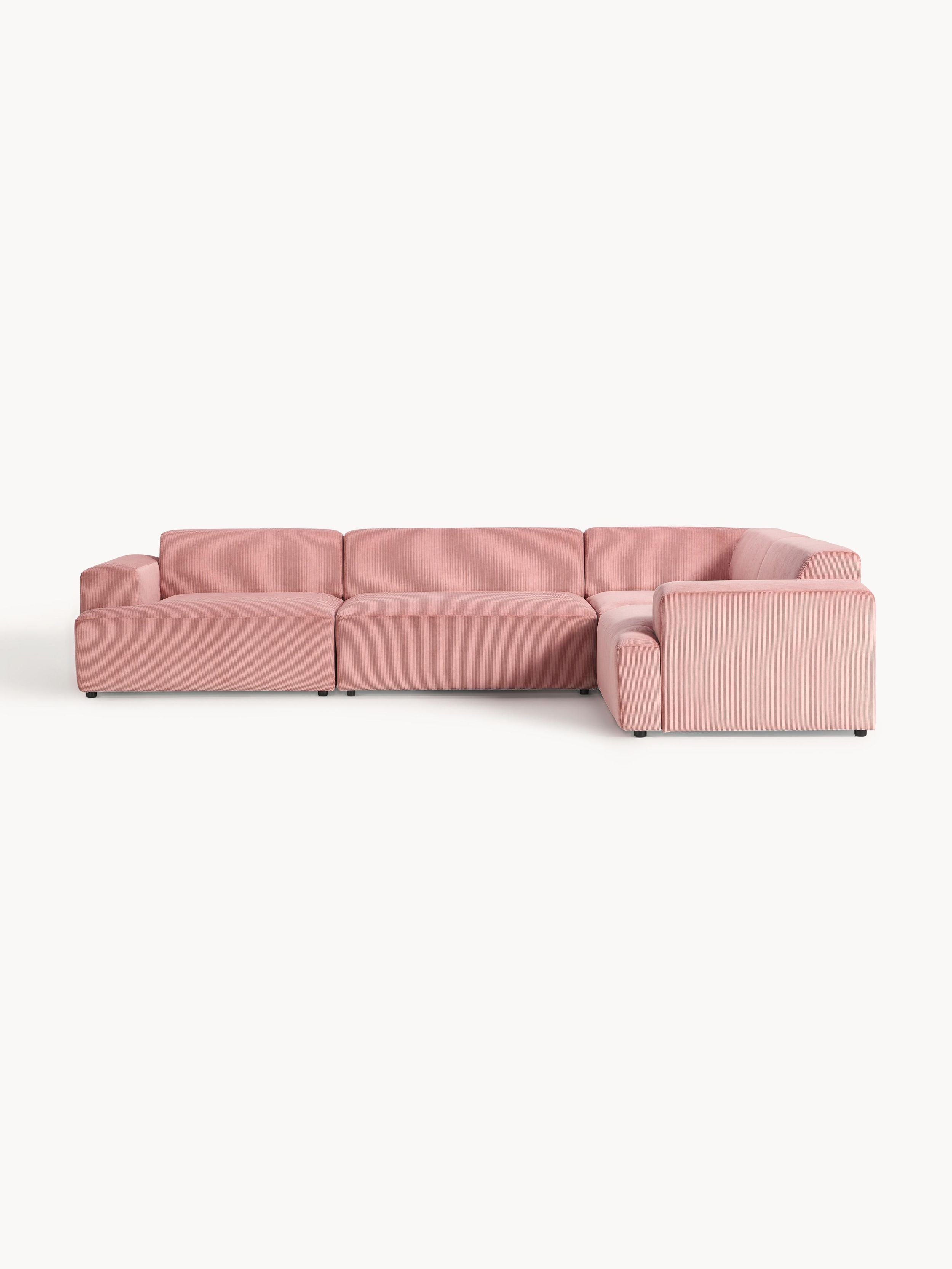 Mira Plus Köşe Koltuk Pembe Fitilli