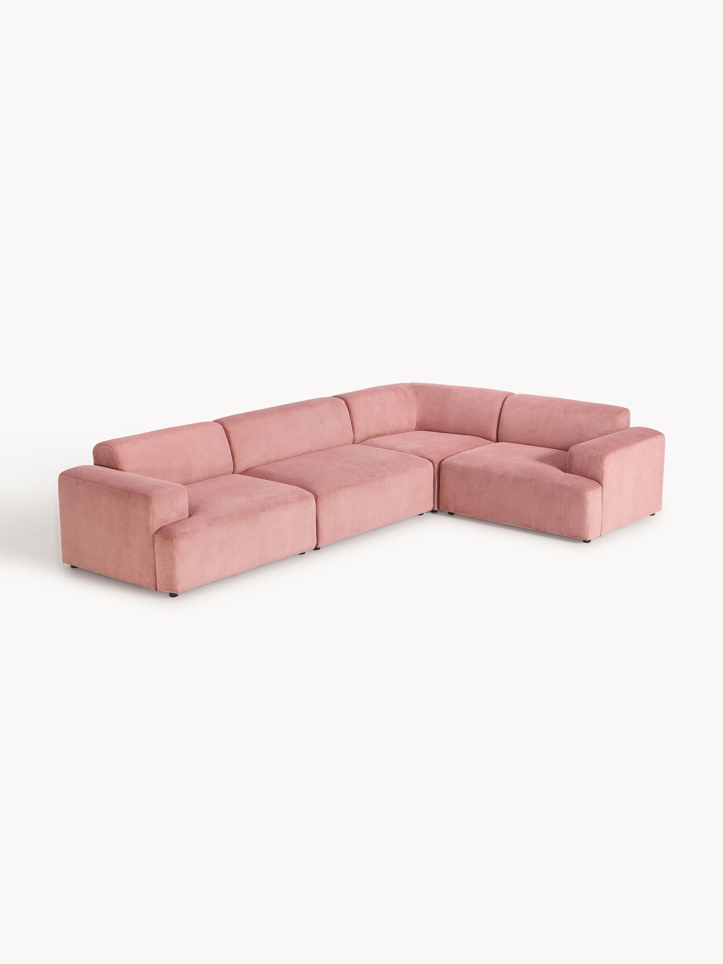 Mira Plus Köşe Koltuk Pembe Fitilli