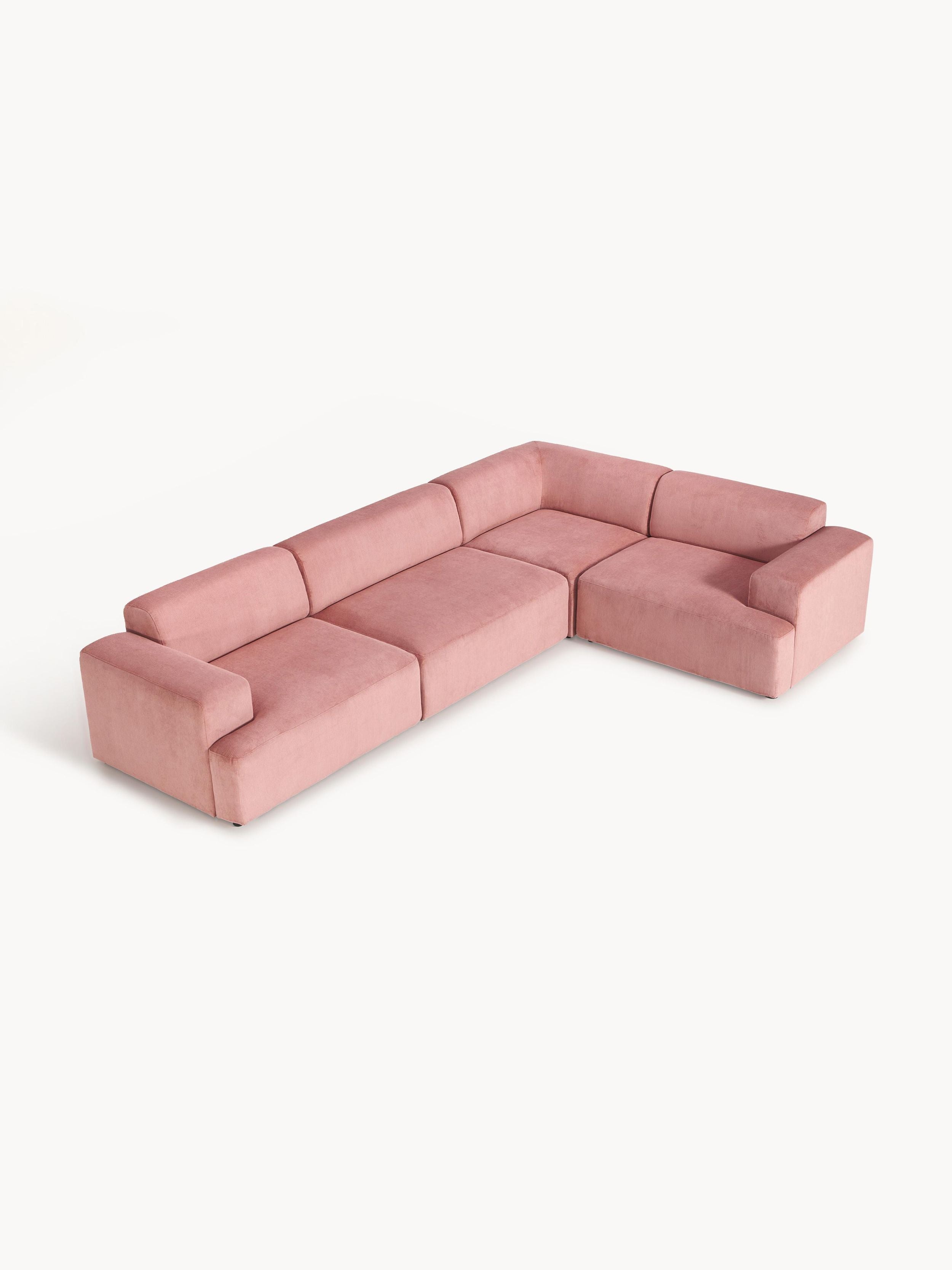Mira Plus Köşe Koltuk Pembe Fitilli