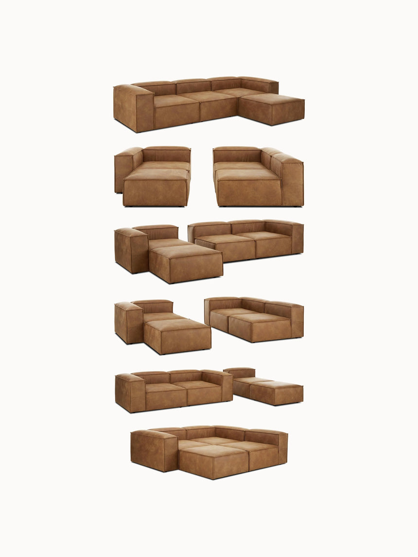 Lego Dörtlü Koltuk Taba Kahve