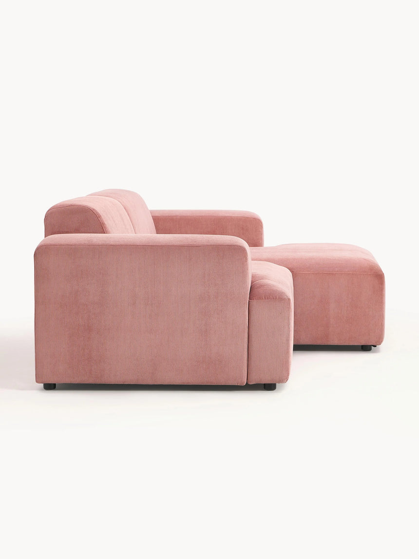 Mira Köşe Koltuk Pembe Fitilli