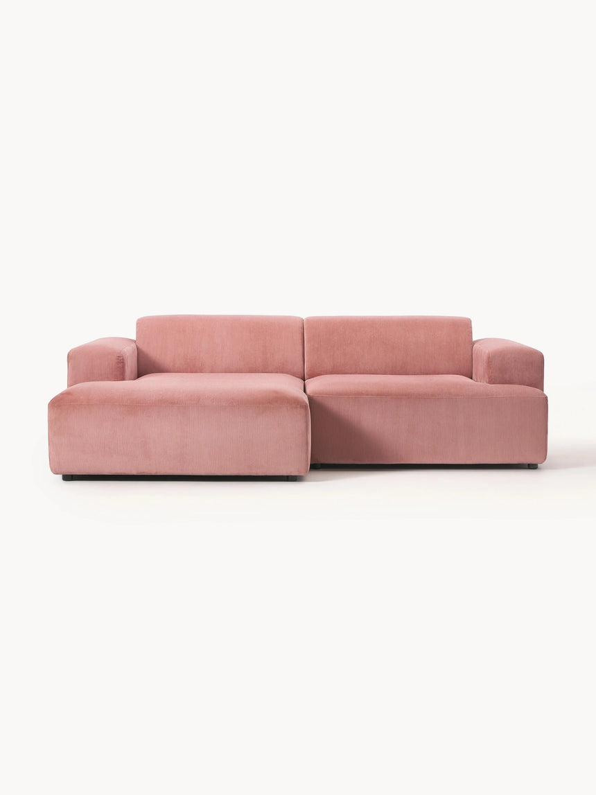 Mira Köşe Koltuk Pembe Fitilli