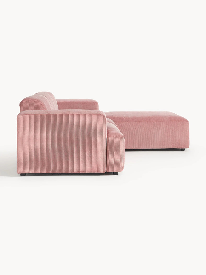 Mira Large Köşe Koltuk Pembe Fitilli