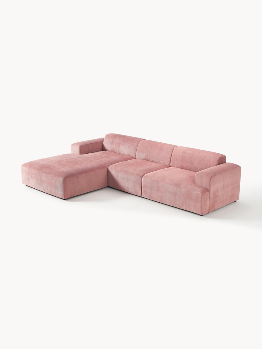 Mira Large Köşe Koltuk Pembe Fitilli