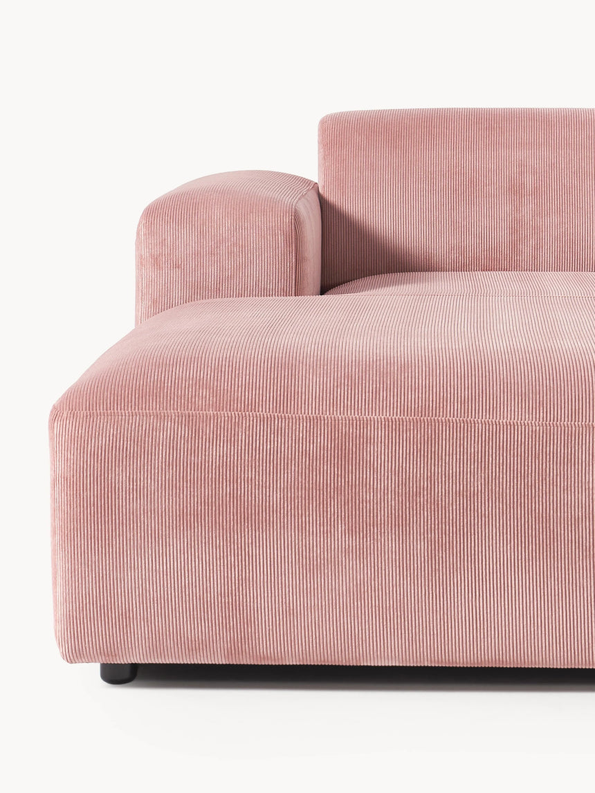 Mira Large Köşe Koltuk Pembe Fitilli