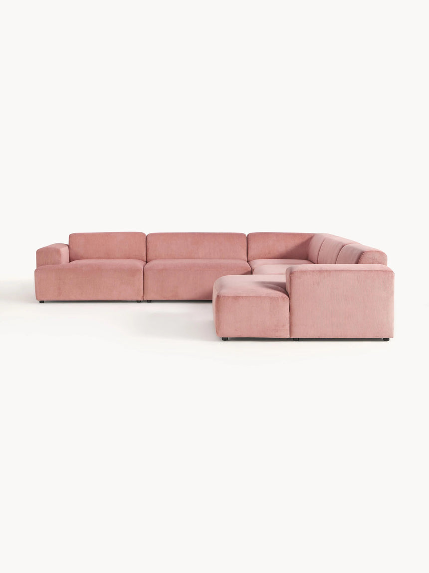 Mira Max Köşe Koltuk Pembe Fitilli