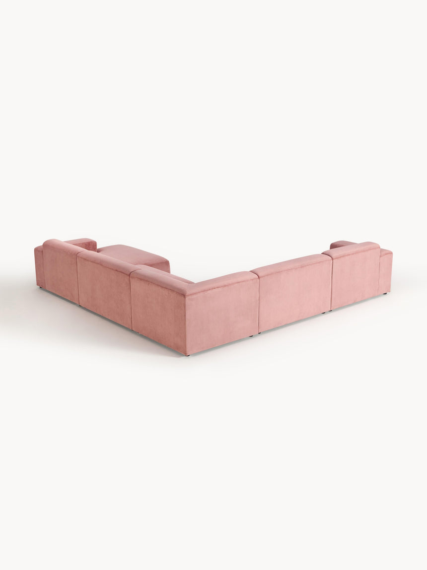 Mira Max Köşe Koltuk Pembe Fitilli