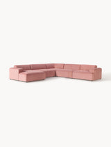 Mira Max Köşe Koltuk Pembe Fitilli
