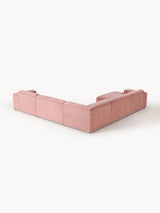 Mira Max Köşe Koltuk Pembe Fitilli